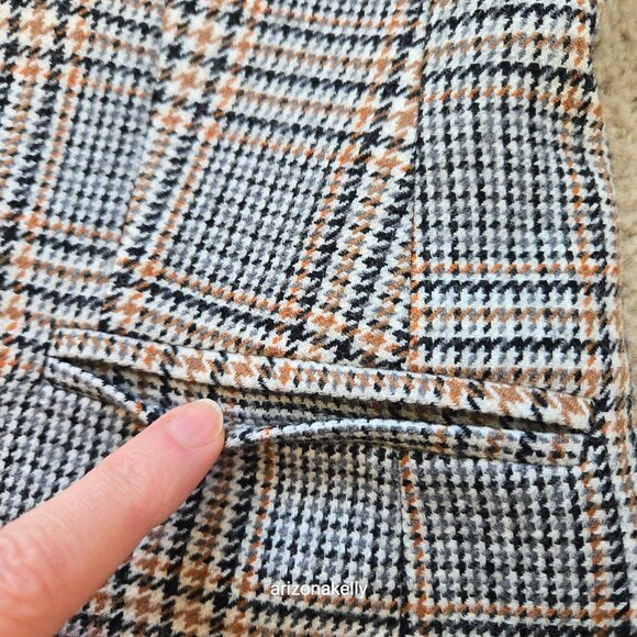 J. Crew Campbell Blazer *SLEEVES ALTERED* Wool Blend Houndstooth jacket - Picture 6 of 14
